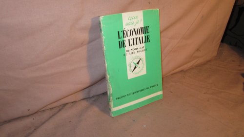 Beispielbild fr L'ECONOMIE DE L'ITALIE zum Verkauf von Bibliofolie