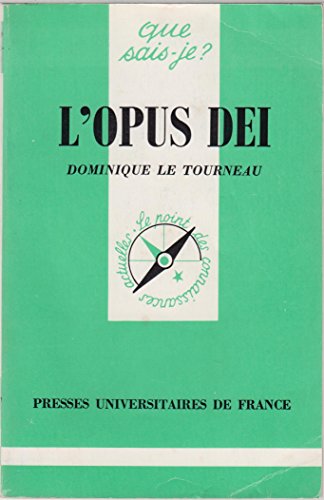Beispielbild fr L'Opus Dei zum Verkauf von Ammareal