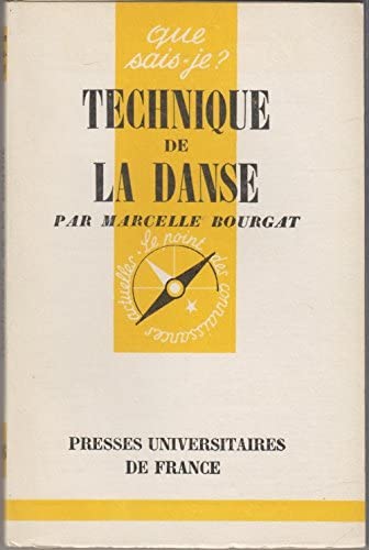 Imagen de archivo de TECHNIQUE DE LA DANSE a la venta por AU POINT DU JOUR