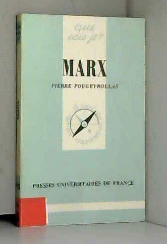Imagen de archivo de Marx (QUE SAIS-JE ?) a la venta por ThriftBooks-Dallas