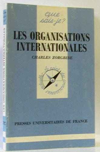 Stock image for Les Organisations internationales for sale by secretdulivre