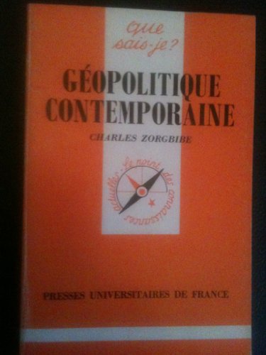 Beispielbild fr G opolitique contemporaine : les zones d'affrontement [Mass Market Paperback] zum Verkauf von LIVREAUTRESORSAS