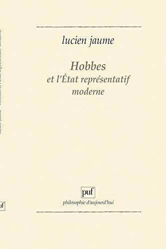 Beispielbild fr Hobbes et l'tat reprsentatif moderne zum Verkauf von Librairie Pic de la Mirandole