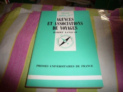Beispielbild fr Agences et associations de voyages zum Verkauf von medimops