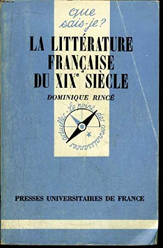 Stock image for La littrature franaise du XIXe sicle. 3e dition for sale by Librairie La MASSENIE  MONTOLIEU