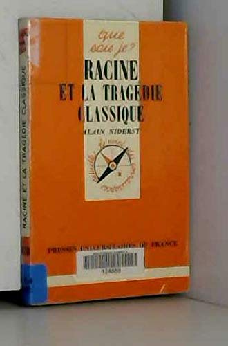 Beispielbild fr Racine Et La Tragdie Classique zum Verkauf von RECYCLIVRE