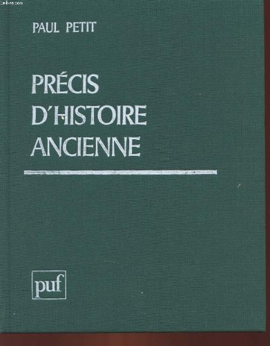Beispielbild fr Prcis d'histoire ancienne zum Verkauf von LeLivreVert