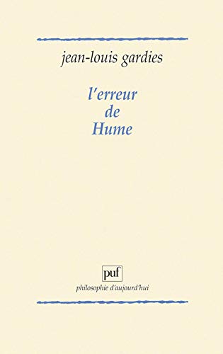 Stock image for L'erreur de Hume for sale by Gallix