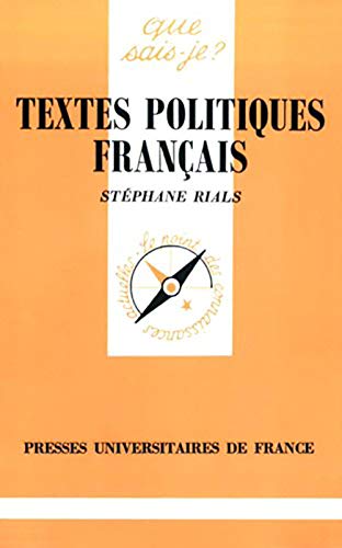 Beispielbild fr Textes politiques franais zum Verkauf von medimops