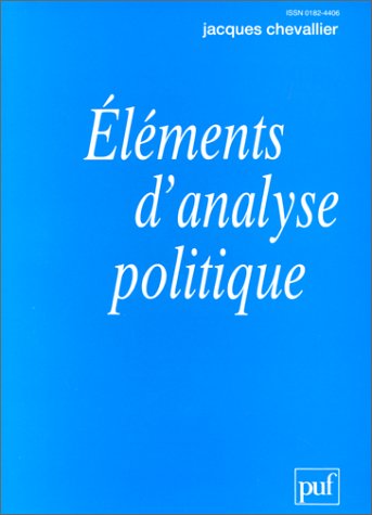 Stock image for Elements d'analyse Politique for sale by Zubal-Books, Since 1961