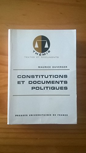 9782130413691: Constitutions et documents politiques