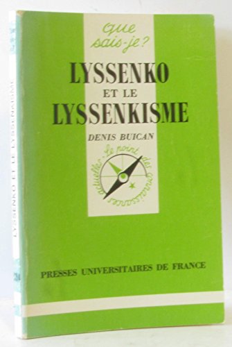 Imagen de archivo de Lyssenko et le lyssenkisme a la venta por Ammareal