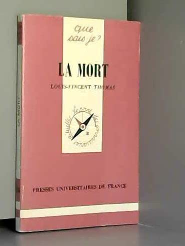 Stock image for La Mort Thomas, Louis-Vincent for sale by Librairie Parrsia