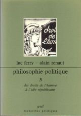 Imagen de archivo de Recherches politiques Renaut, Alain and Ferry, Luc a la venta por LIVREAUTRESORSAS