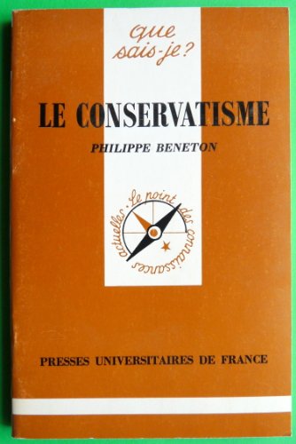 Beispielbild fr Le conservatisme zum Verkauf von medimops