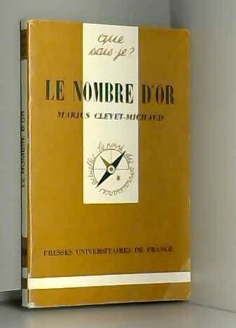 Beispielbild fr Le nombre d'or zum Verkauf von Ammareal