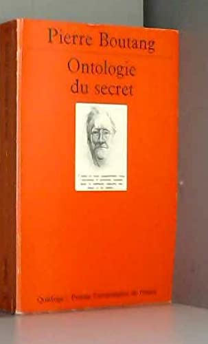 Stock image for Ontologie Du Secret for sale by RECYCLIVRE