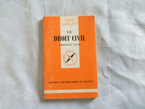 Beispielbild fr Le Droit Civil zum Verkauf von RECYCLIVRE