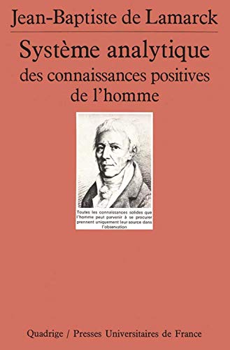 Stock image for Systme Analytique Des Connaissances Positives De L'homme for sale by RECYCLIVRE