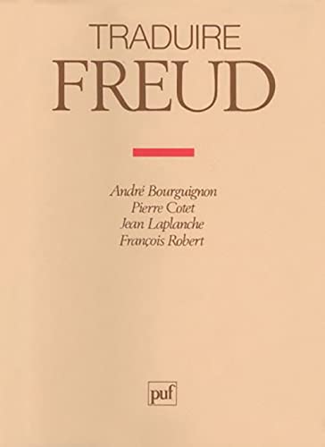 Beispielbild fr TRADUIRE FREUD zum Verkauf von Librairie Rouchaleou