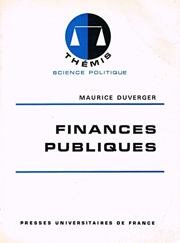 Stock image for Finances Publiques for sale by Anybook.com