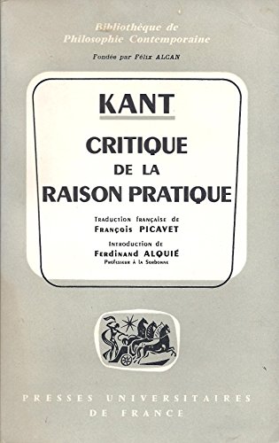 Imagen de archivo de Critique de la raison pratique a la venta por WorldofBooks