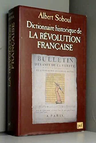 9782130425229: Dictionnaire historique de la Rvolution franaise