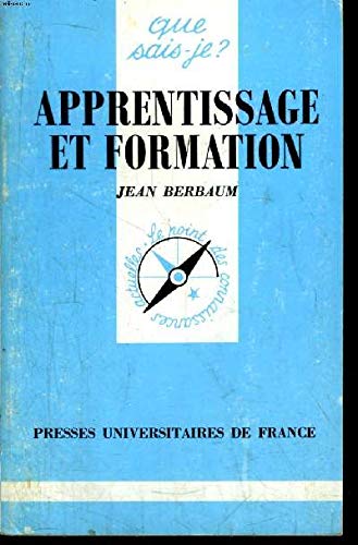 Apprentissage et formation by Berbaum, Jean