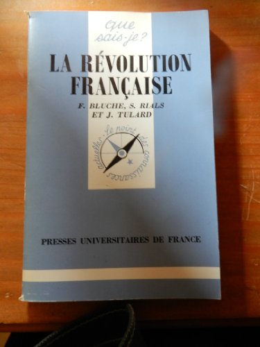 Imagen de archivo de La Revolution Francaise a la venta por GF Books, Inc.