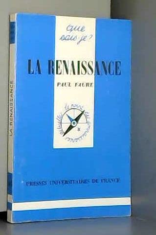 Beispielbild fr La Renaissance zum Verkauf von Ammareal