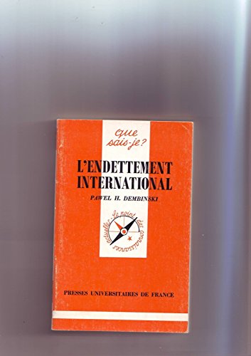 9782130427971: L'endettement international