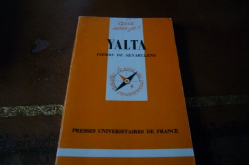 Beispielbild fr Yalta zum Verkauf von Ammareal