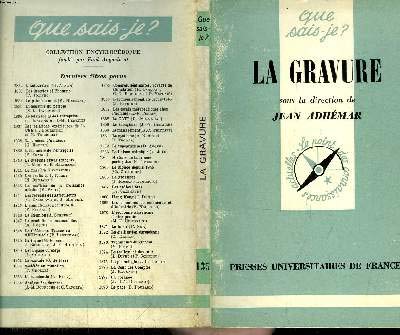 Stock image for La Gravure, for sale by medimops