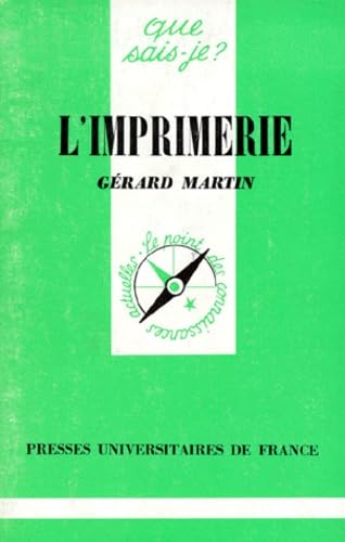 Stock image for L'IMPRIMERIE for sale by Bibliofolie