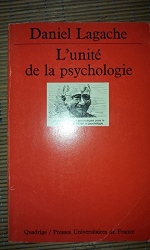 Beispielbild fr L'UNITE DE LA PSYCHOLOGIE zum Verkauf von pompon