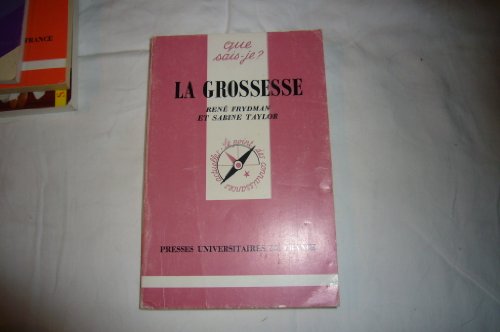 Beispielbild fr La grossesse zum Verkauf von LibrairieLaLettre2