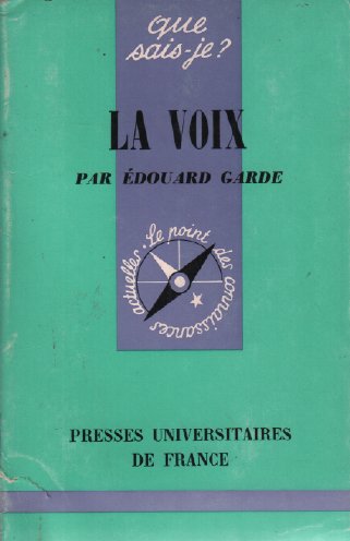 Beispielbild fr La Voix zum Verkauf von RECYCLIVRE