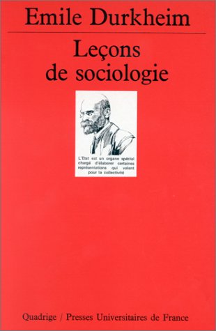 Stock image for Leons de sociologie for sale by LeLivreVert