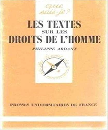 Les Textes sur les droits de l'homme