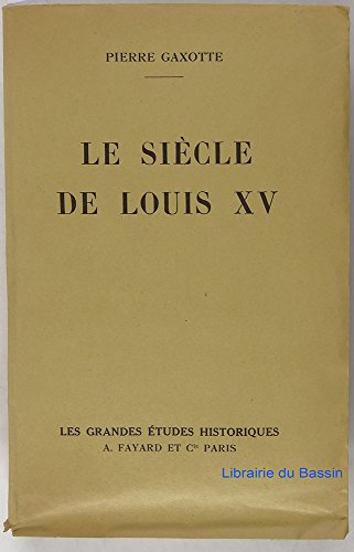 9782130434054: Le sicle de Louis XV