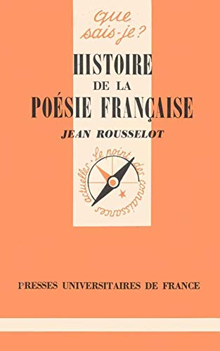 Beispielbild fr Histoire de la posie franaise zum Verkauf von Ammareal