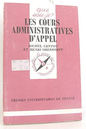 Stock image for Les cours administratives d'appel for sale by secretdulivre