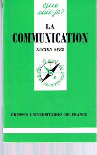 Imagen de archivo de LA COMMUNICATION a la venta por Bibliofolie