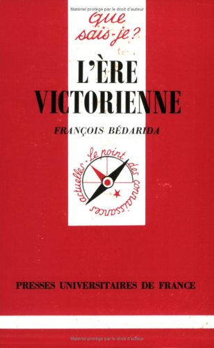 Imagen de archivo de L're victorienne a la venta por L'Art du Livre