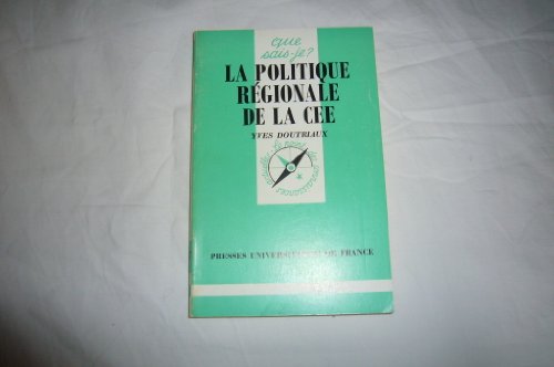 9782130436133: La politique rgionale de la cee