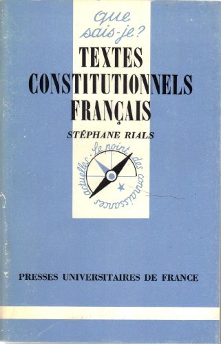 9782130437598: Textes constitutionnels franais