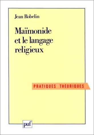 Beispielbild fr Maiimonide et le langage religieux . zum Verkauf von Ganymed - Wissenschaftliches Antiquariat