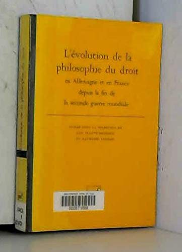 9782130438106: L'volution du droit en Allemagne et en France depuis la fin de la seconde guerre mondiale