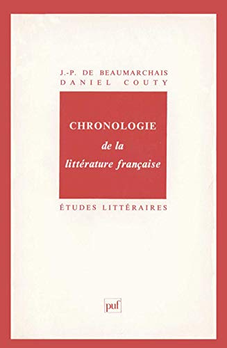 Beispielbild fr Chronologie de la littrature franaise zum Verkauf von medimops