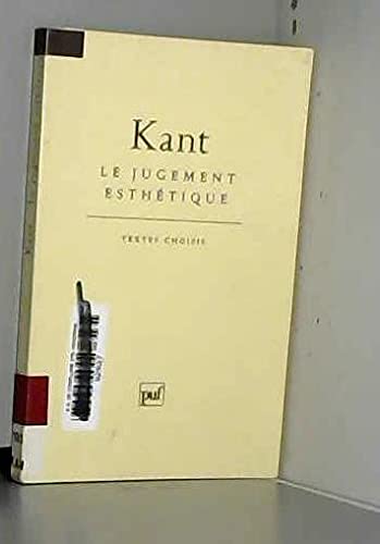 Le Jugement esthÃ©tique (GRANDS TEXTES (LES)) (9782130438588) by Kant, Emmanuel